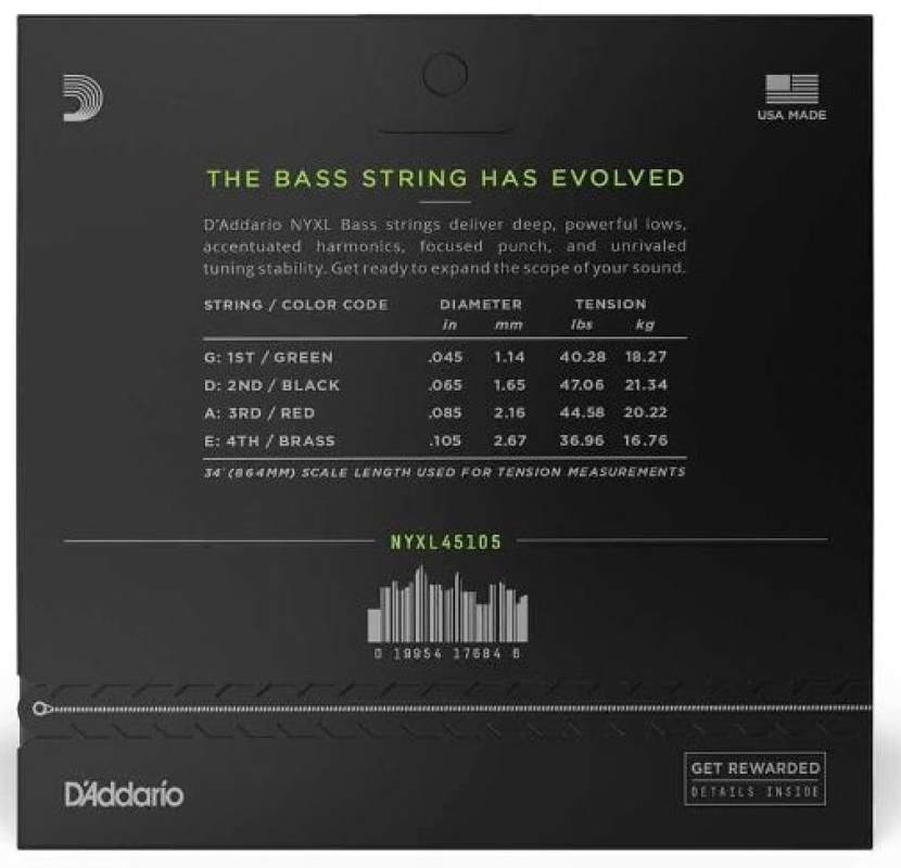 Daddario NYXL, 45-105 *Black Weeks 2025*